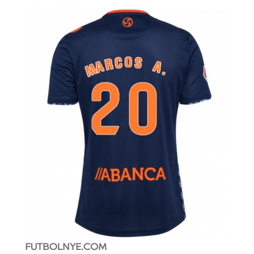 Camiseta Celta Vigo Marcos Alonso #20 Visitante Equipación 2024-25 manga corta